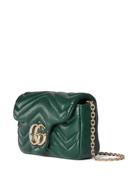 Gucci mini GG Marmont quilted shoulder bag - Green