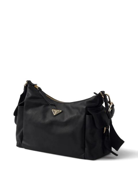 Prada large Explore leather bag - Black