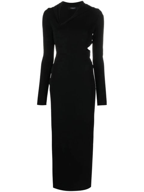 Versace cut-out hooded maxi dress - Black - zdjęcie produktu nr 1