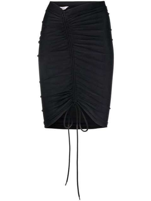 Balenciaga gathered stretch mini skirt - Black - zdjęcie produktu nr 1