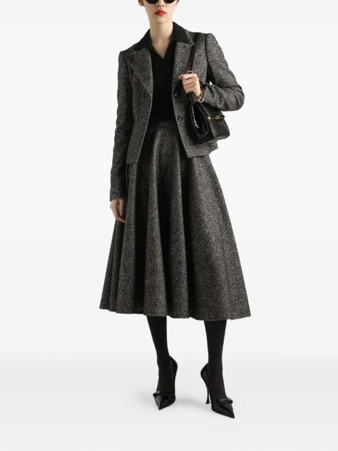 Dolce & Gabbana flared midi skirt - Black