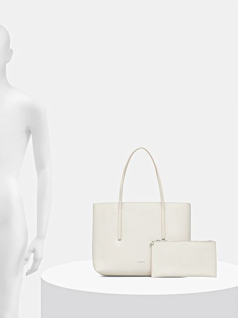 Calvin Klein torebka kolor beżowy LV04F3275G