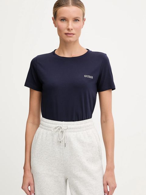 Guess t-shirt NEW COLETTE damski kolor granatowy V5BI00 J1314 - zdjęcie produktu nr 1