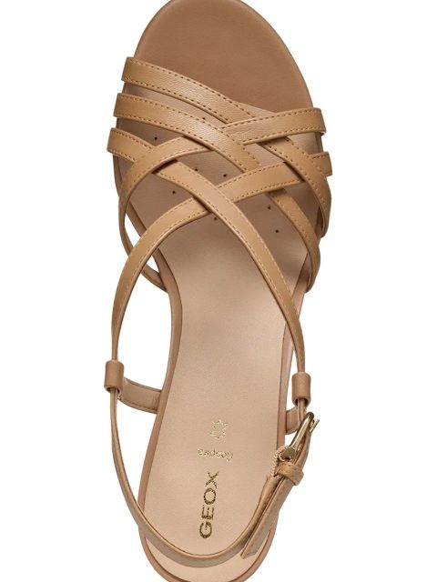 Geox sandały skórzane D VIRNILISA 65 S kolor brązowy D55YZB 000TU C5000