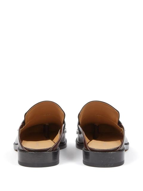 Maison Margiela Tabi City leather mules - Brown