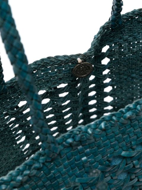 DRAGON DIFFUSION Grace Cannage tote bag - Blue