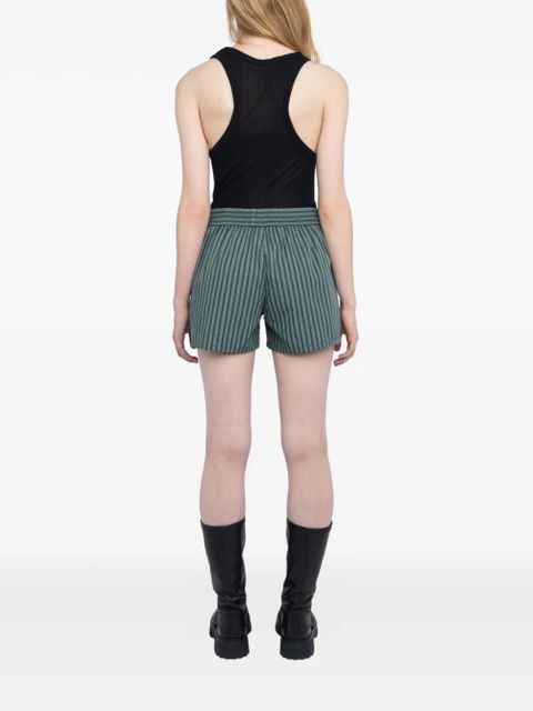 Zadig&Voltaire Pax cotton shorts - Green