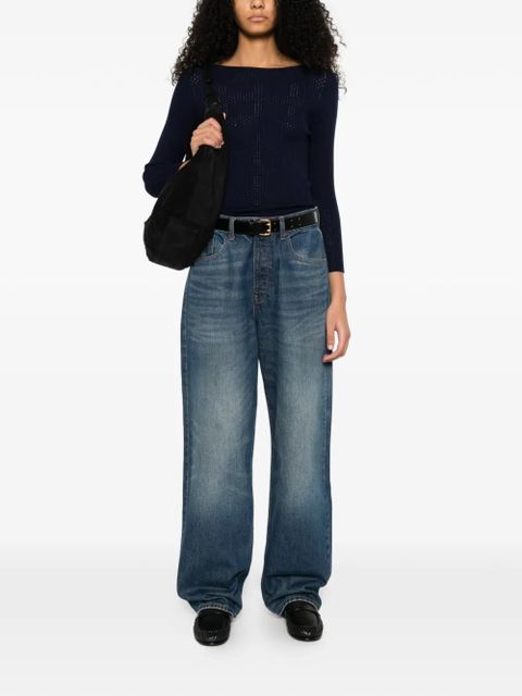 TWINSET ribbed top - Blue - zdjęcie produktu nr 2