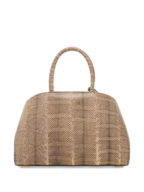 Ferragamo Hug snakeskin tote bag - Neutrals