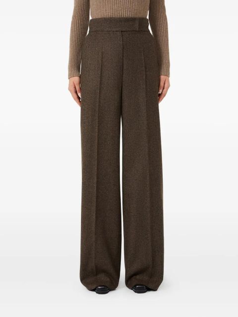 Max Mara pleated wide-leg trousers - Brown - zdjęcie produktu nr 2
