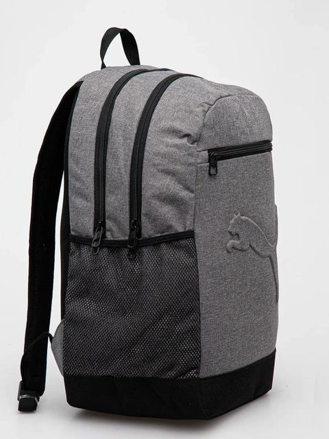 Puma plecak kolor szary duży gładki 91350 - zdjęcie produktu nr 2