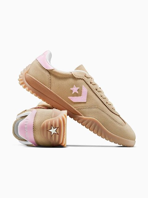 Converse sneakersy zamszowe Run Star Trainer kolor beżowy A15088C