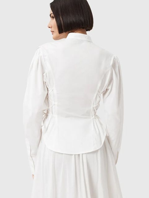 AllSaints koszula bawełniana EVANNA