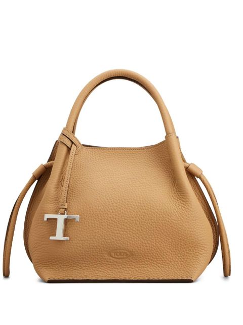 Tod's leather tote bag - Brown - zdjęcie produktu nr 1