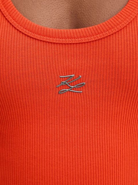 Karl Lagerfeld top kolor pomarańczowy B1W17015