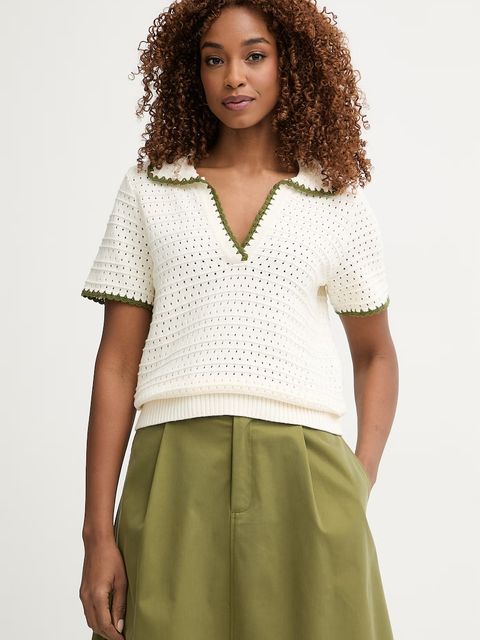 Pedro del Hierro polo swetrowe damskie bawełniane - zdjęcie produktu nr 2