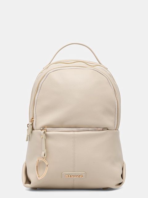 Blauer plecak damski z imitacji skóry - zdjęcie produktu nr 2