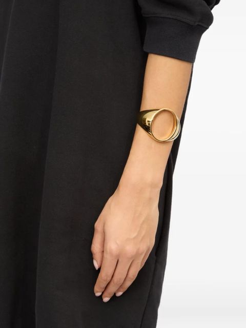 MM6 Maison Margiela cut-out cuff bracelet - Gold - zdjęcie produktu nr 1