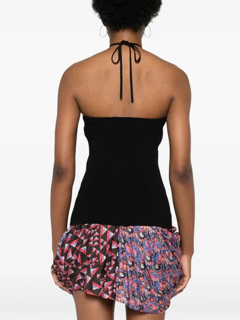 ISABEL MARANT Oracy ribbed-knit tank top - Black