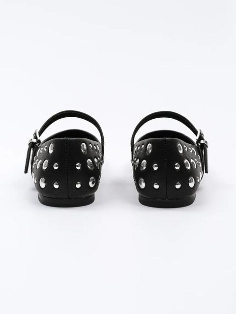 Karl Lagerfeld baleriny KARO kolor czarny KL40121