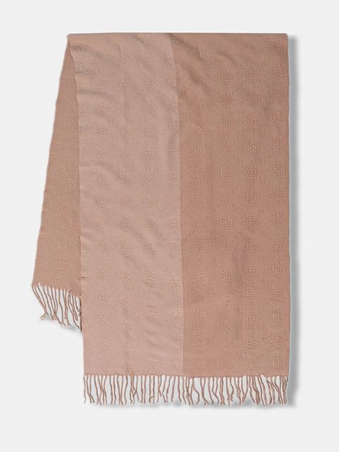 Guess szalik damski kolor beżowy wzorzysty AW5419 POL03 - zdjęcie produktu nr 2