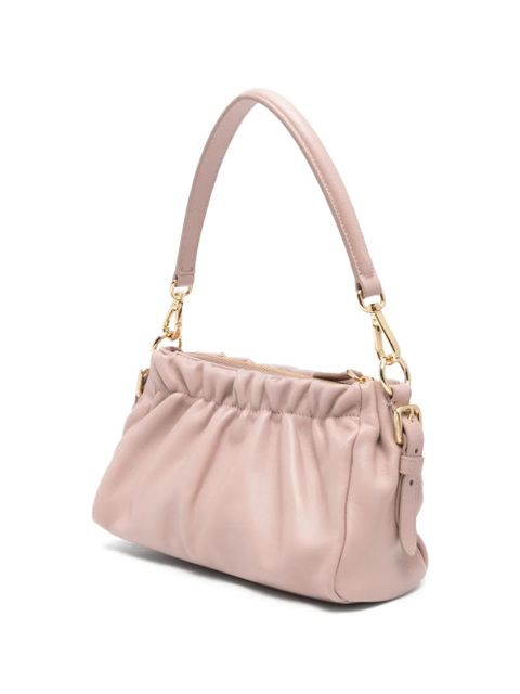 Prada triangle-logo tote bag - Pink