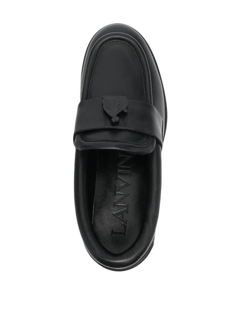 Lanvin logo slip-on loafers - Black - zdjęcie produktu nr 2