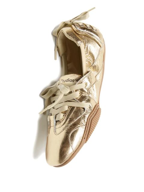 Acne Studios lace-up sneakers - Gold