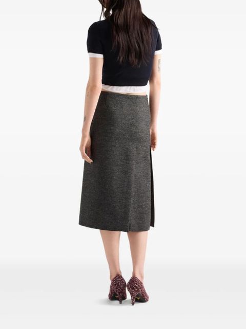 Prada short-sleeve crew-neck sweater - Blue