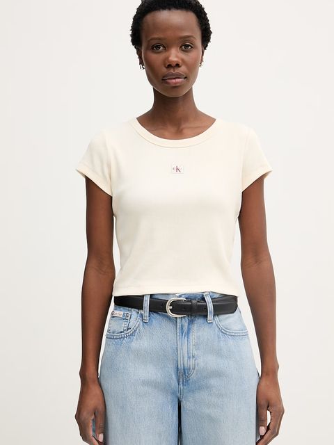 Calvin Klein Jeans t-shirt damski - zdjęcie produktu nr 2