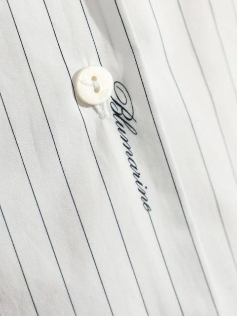 Blumarine striped shirt - White