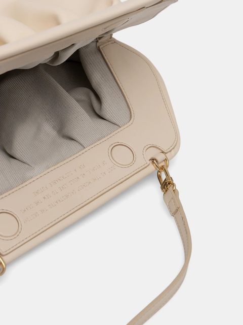 Themoire torebka kolor beżowy TMCOBN81