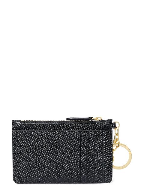 Lauren Ralph Lauren portfel skórzany damski kolor czarny 432966789