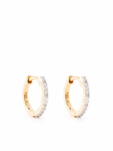 Missoma pavé huggie hoop earrings - Gold - zdjęcie produktu nr 1