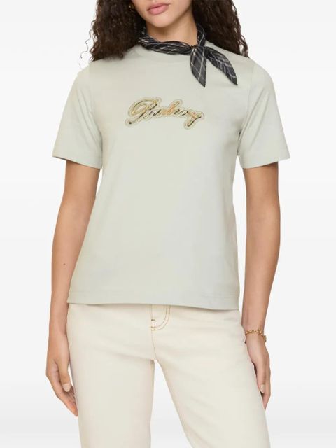 Burberry cursive-logo cotton T-shirt - Neutrals - zdjęcie produktu nr 2