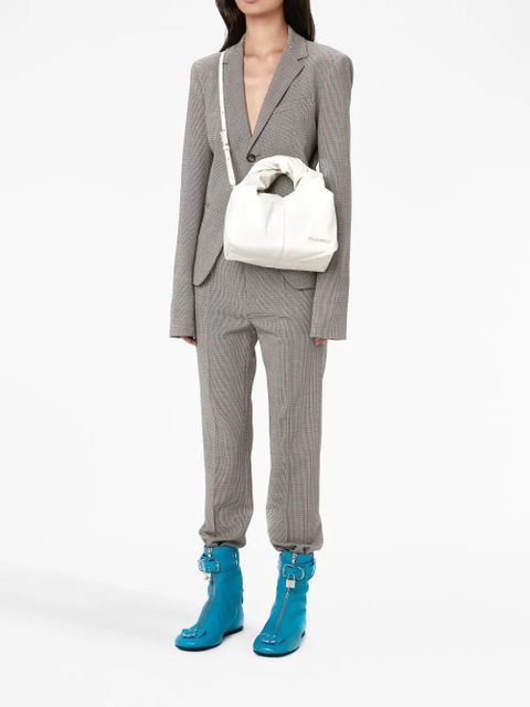 JW Anderson mini Twister leather crossbody bag - White - zdjęcie produktu nr 2