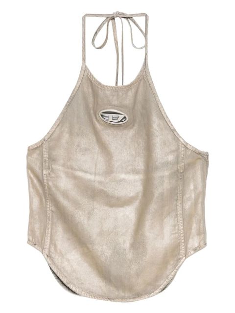 Diesel halterneck logo top - Gold - zdjęcie produktu nr 1