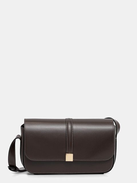 Marc O'Polo torebka skórzana kolor brązowy 5000009278 - zdjęcie produktu nr 1