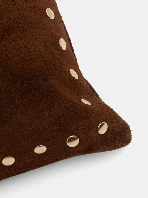 Answear.LAB torebka zamszowa kolor brązowy