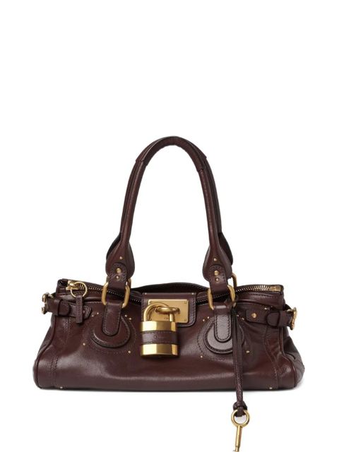 Chloé Paddington leather tote bag - Brown - zdjęcie produktu nr 1