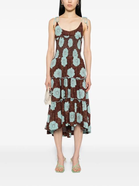 Free People Adriel midi dress - Brown - zdjęcie produktu nr 2
