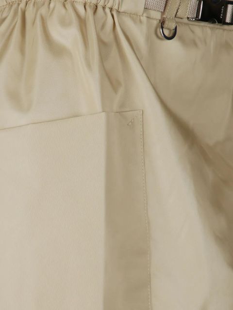 Prada front-pocket mini skirt - Neutrals