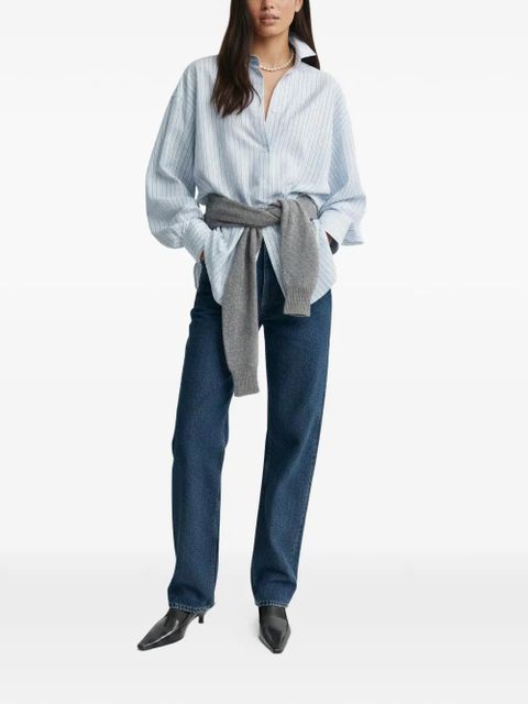 TOTEME striped buttoned shirt - White - zdjęcie produktu nr 2