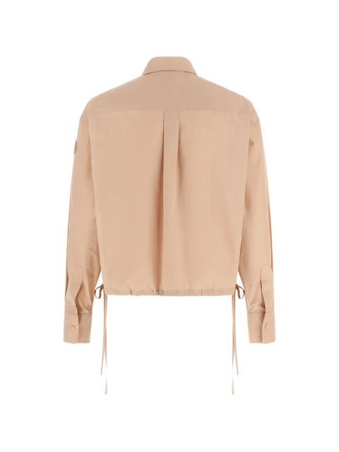 Moncler drawstring cropped shirt - Neutrals - zdjęcie produktu nr 2