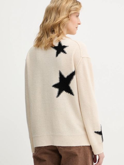 ZADIG&VOLTAIRE kardigan kaszmirowy damski kolor beżowy KWCA01626 - zdjęcie produktu nr 2