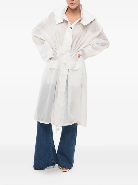 Ferragamo silk parka - White - zdjęcie produktu nr 2