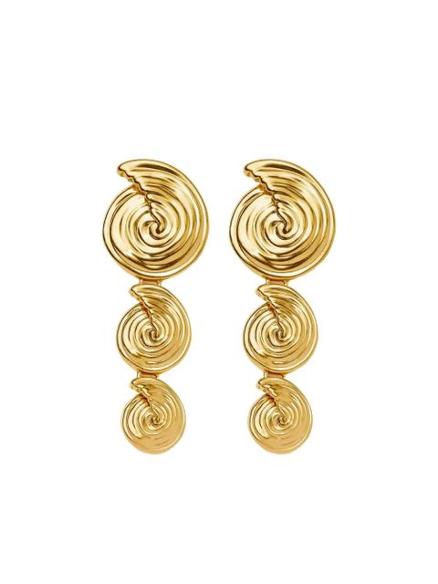 Missoma spiral-motif drop earrings - Gold - zdjęcie produktu nr 1