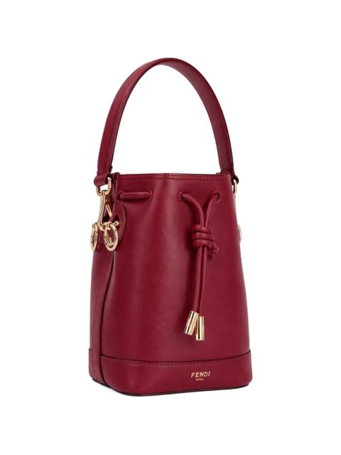 FENDI Mon Tresor leather bucket bag - Red