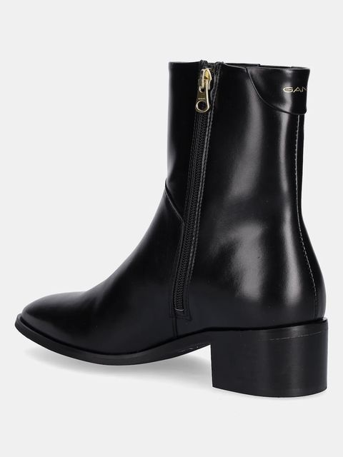 Gant botki St Broomly damskie kolor czarny na słupku 31541092 - zdjęcie produktu nr 2