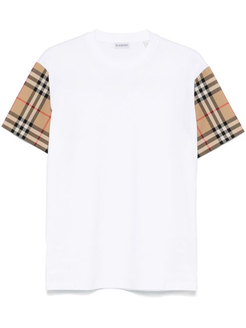 Burberry Vintage Check-detail T-shirt - White - zdjęcie produktu nr 1